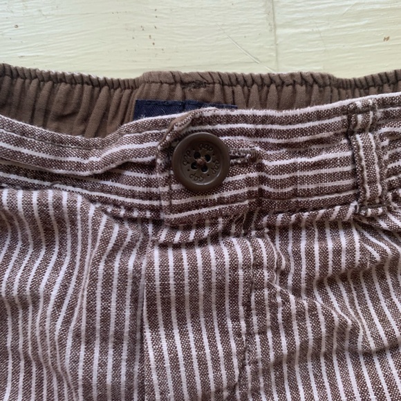 Brown and white striped babyGap three T-shirts - Picture 5 of 6